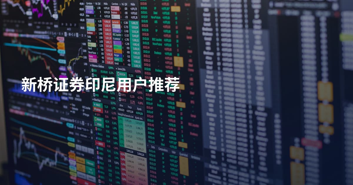 新桥证券印尼用户推荐