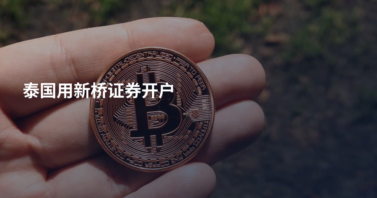 泰国用新桥证券开户