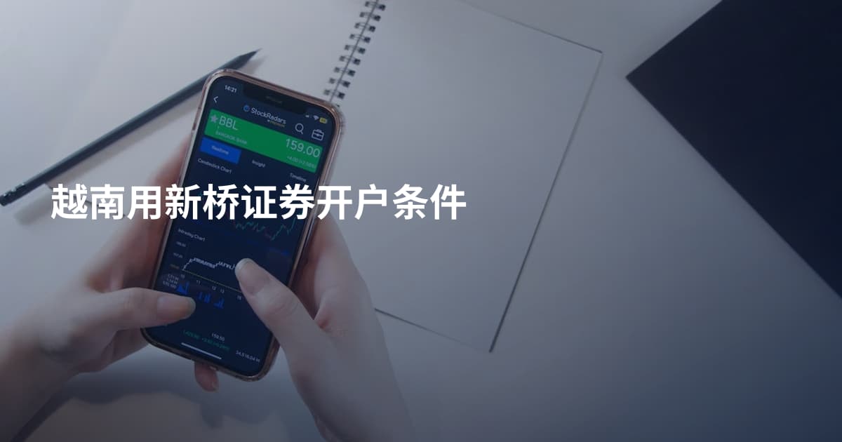 越南用新桥证券开户条件