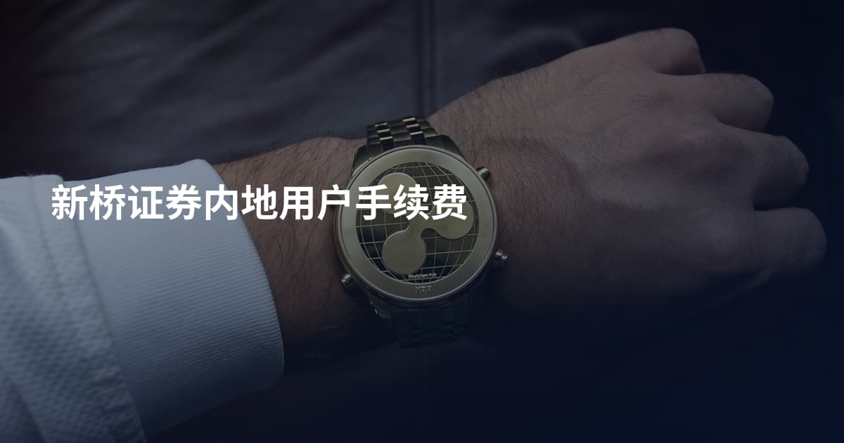 新桥证券内地用户手续费