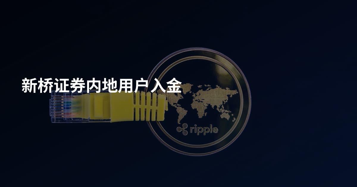新桥证券内地用户入金