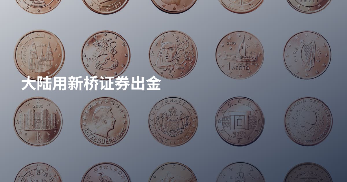 大陆用新桥证券出金