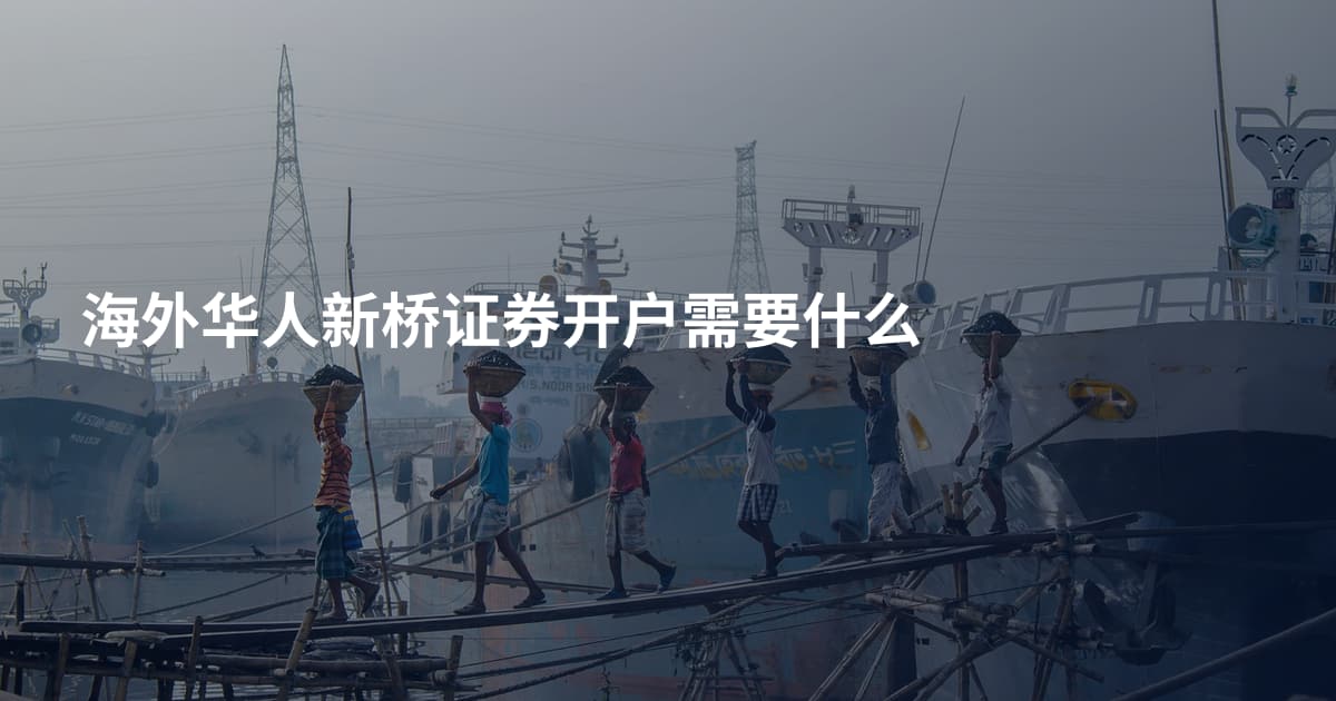 海外华人新桥证券开户需要什么
