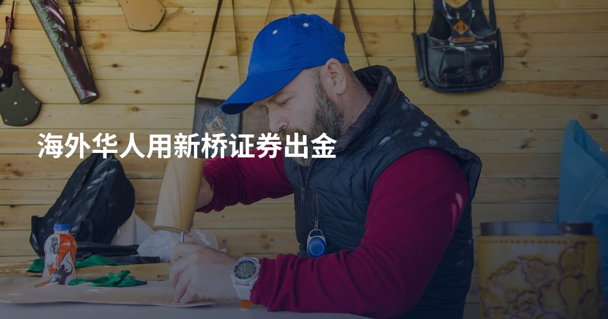 海外华人用新桥证券出金