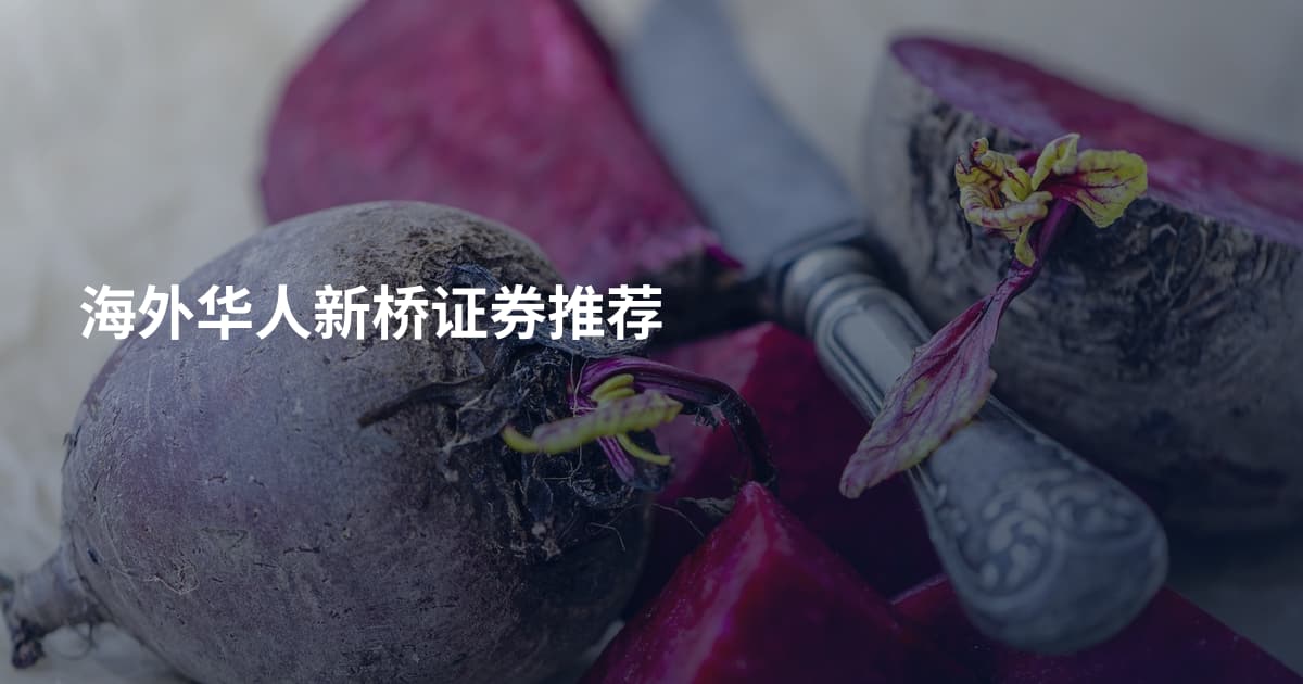 海外华人新桥证券推荐