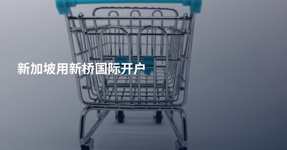 新加坡用新桥国际开户