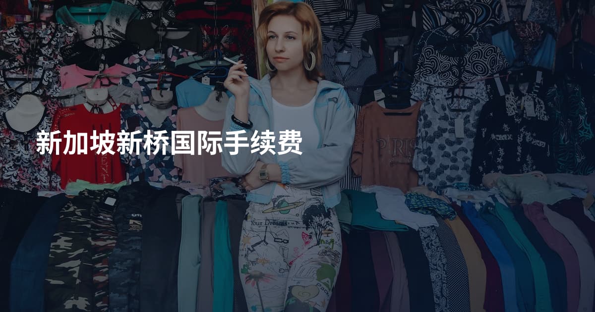 新加坡新桥国际手续费