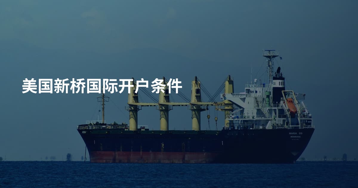 美国新桥国际开户条件