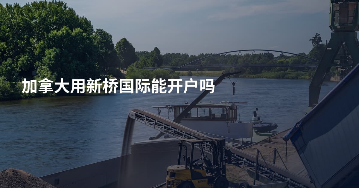 加拿大用新桥国际能开户吗