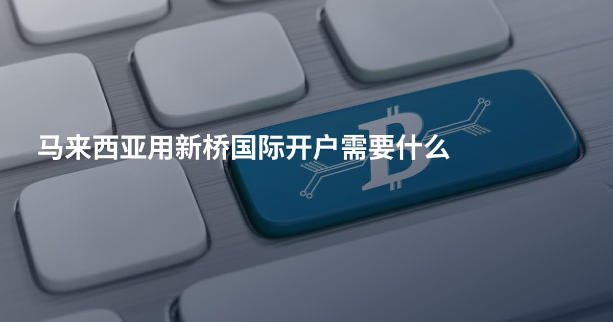 马来西亚用新桥国际开户需要什么