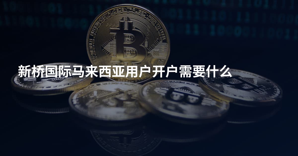 新桥国际马来西亚用户开户需要什么