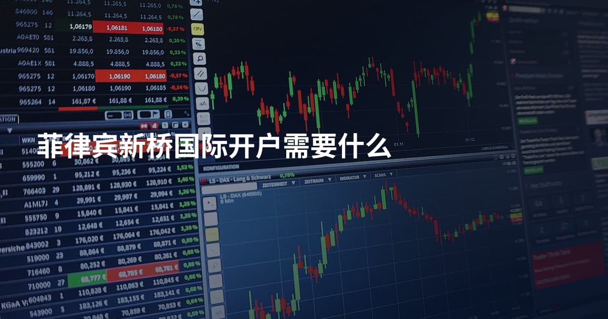 菲律宾新桥国际开户需要什么