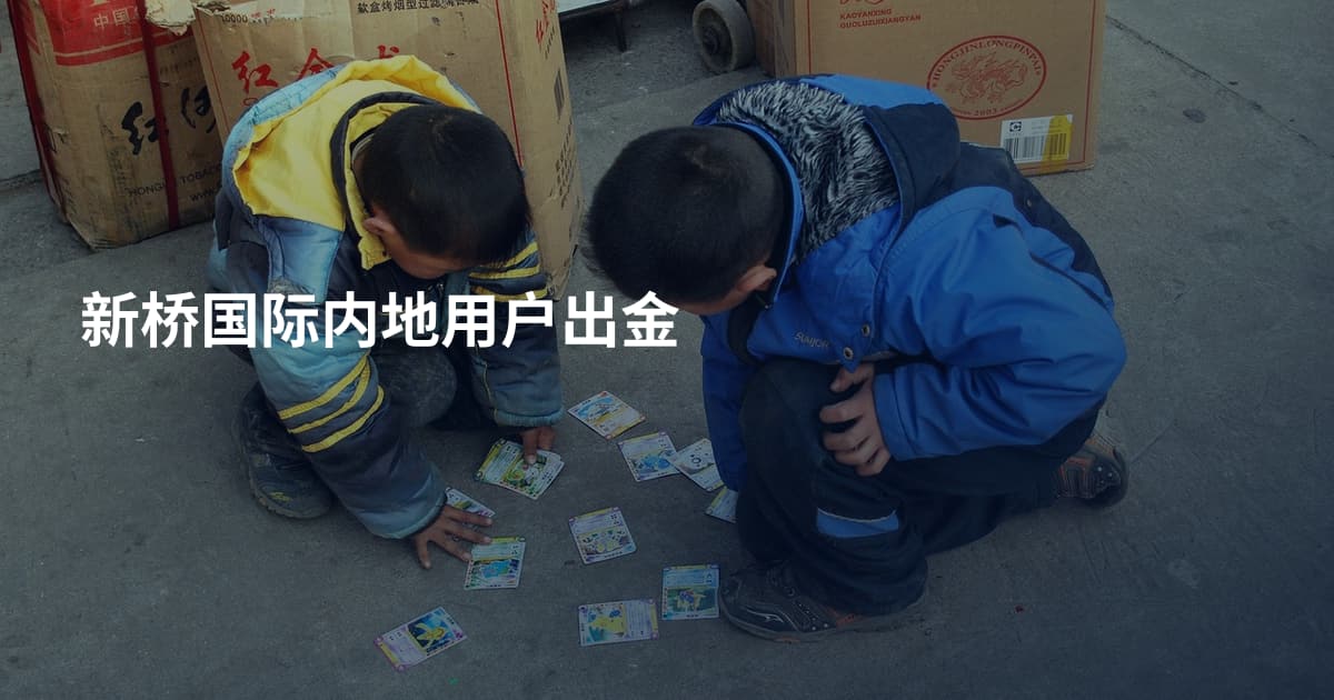 新桥国际内地用户出金