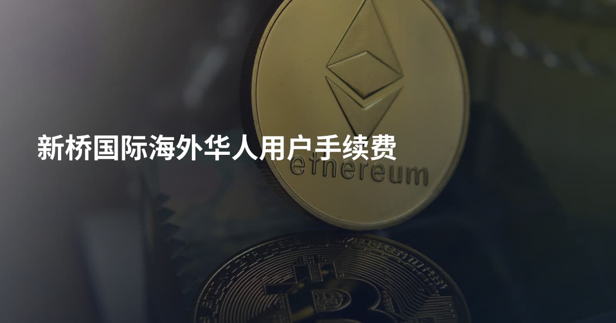 新桥国际海外华人用户手续费