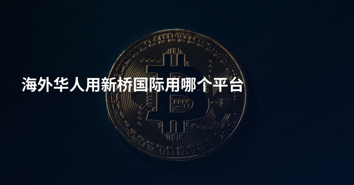 海外华人用新桥国际用哪个平台