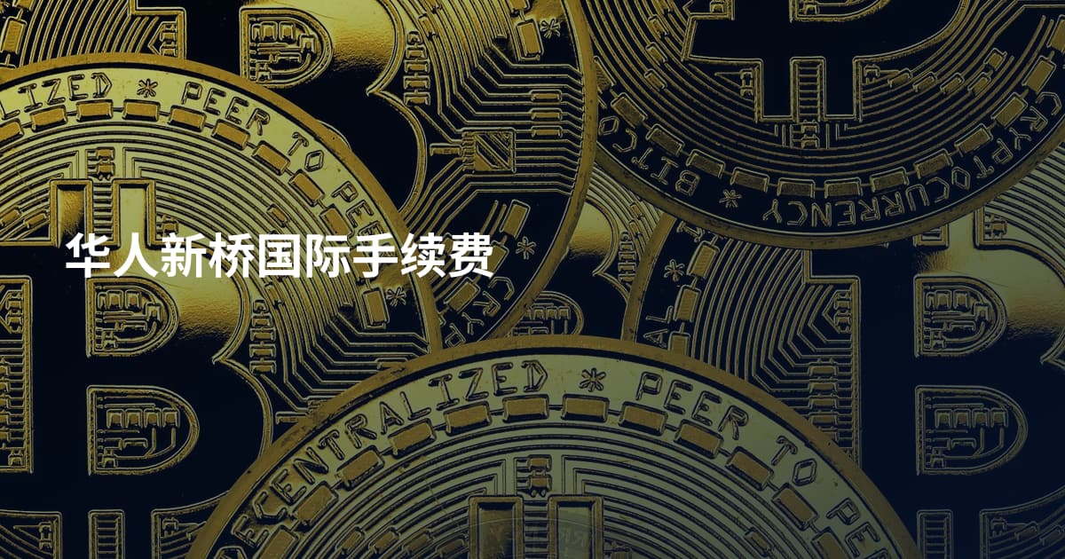 华人新桥国际手续费