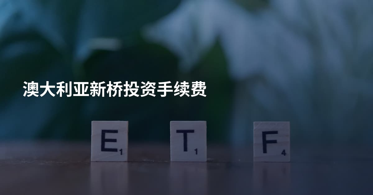 澳大利亚新桥投资手续费