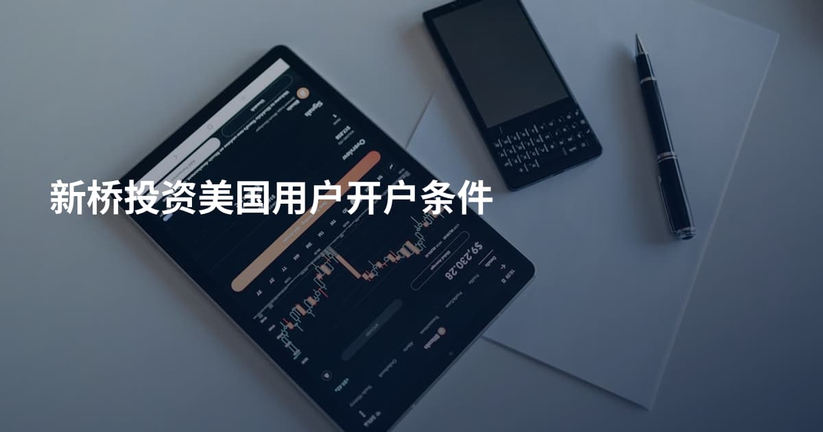 新桥投资美国用户开户条件