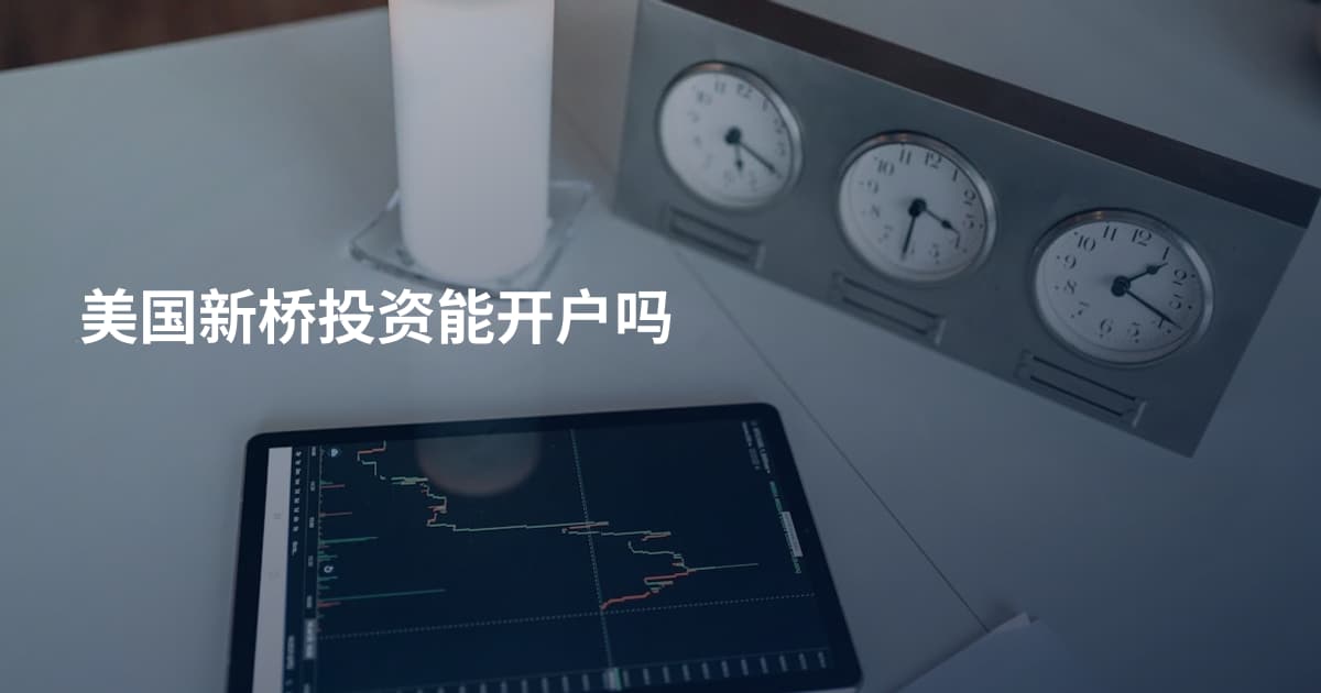 美国新桥投资能开户吗