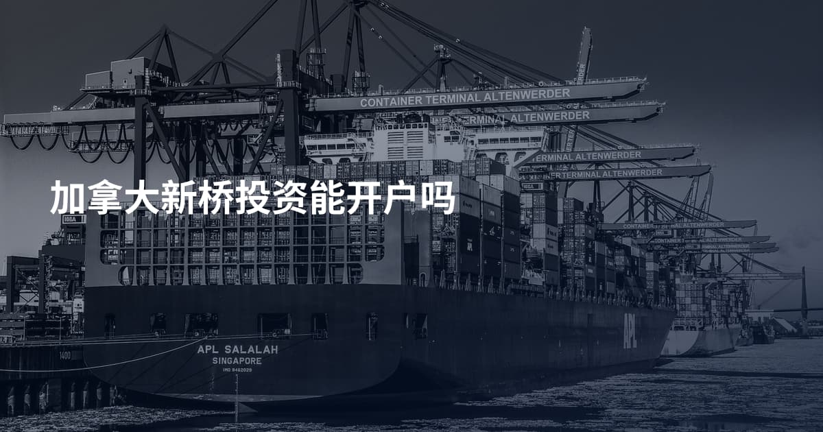 加拿大新桥投资能开户吗