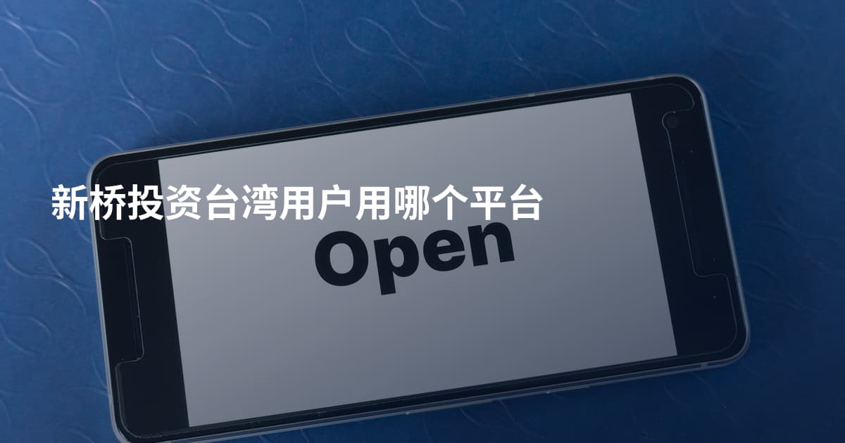 新桥投资台湾用户用哪个平台