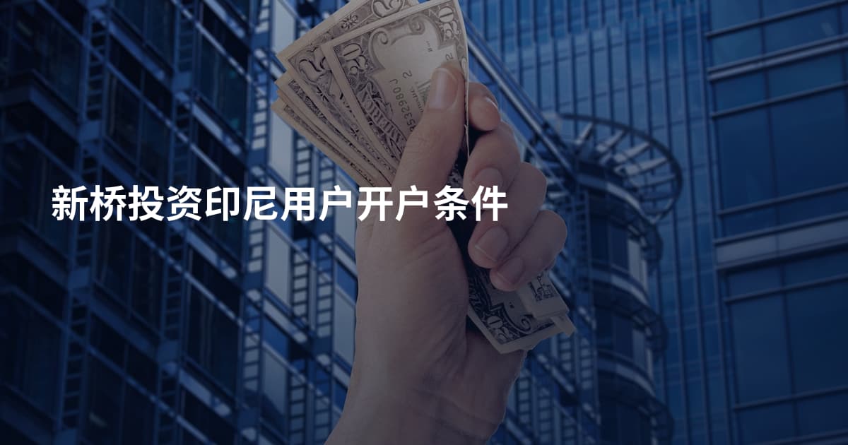 新桥投资印尼用户开户条件