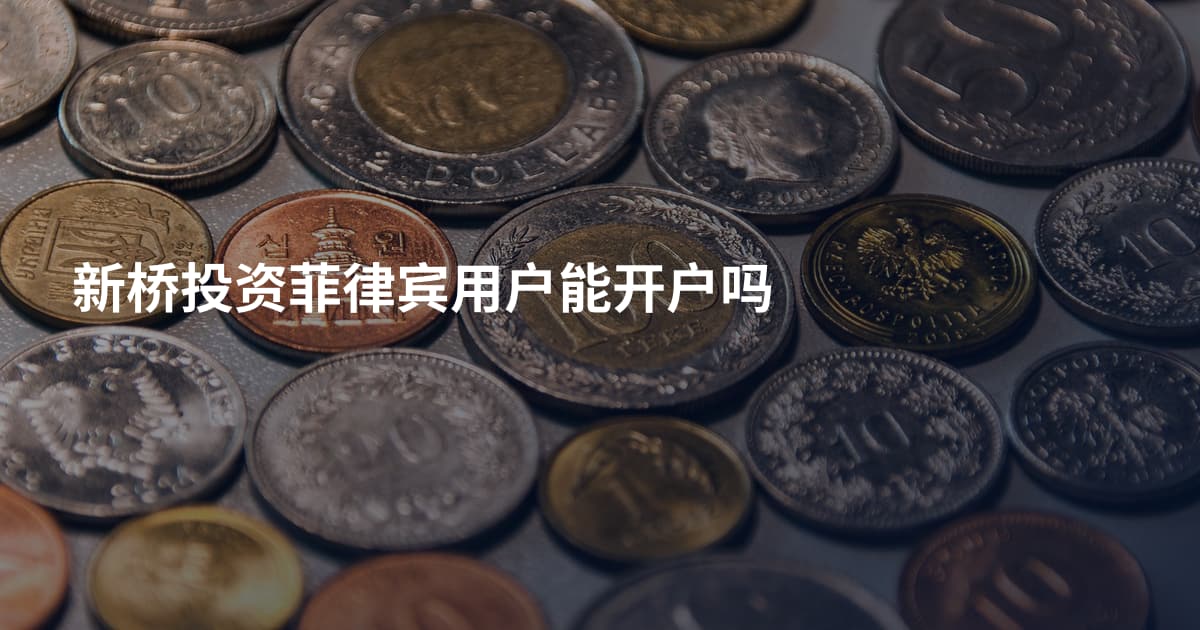 新桥投资菲律宾用户能开户吗