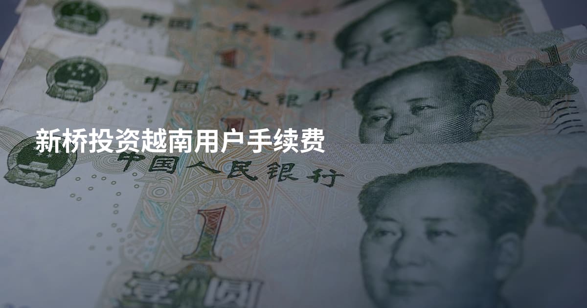 新桥投资越南用户手续费