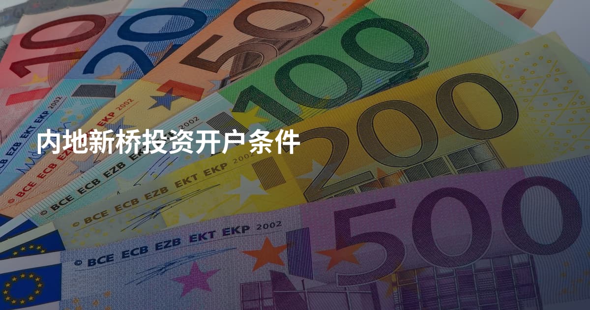 内地新桥投资开户条件