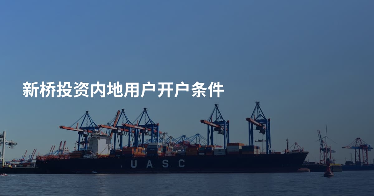 新桥投资内地用户开户条件