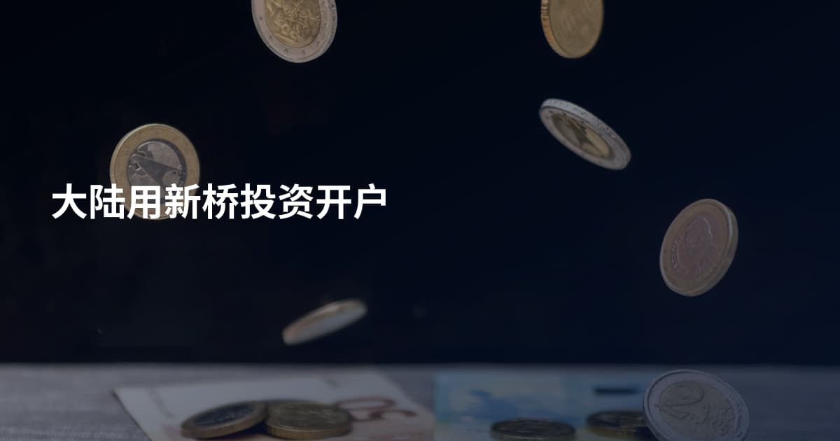 大陆用新桥投资开户