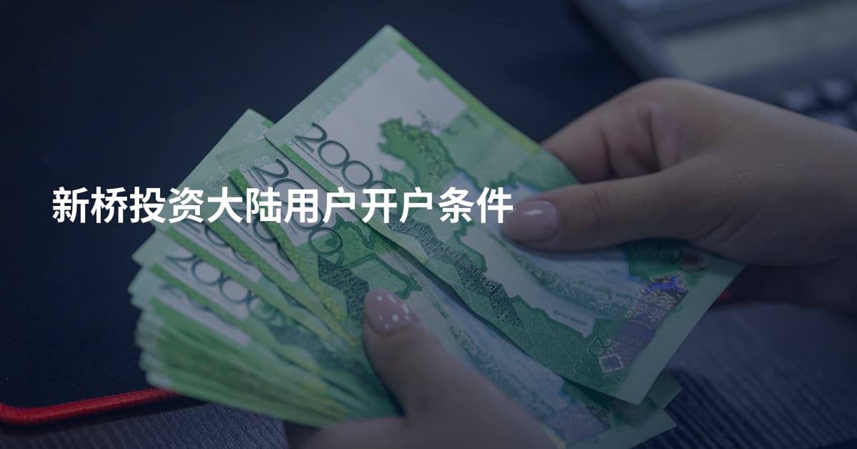 新桥投资大陆用户开户条件