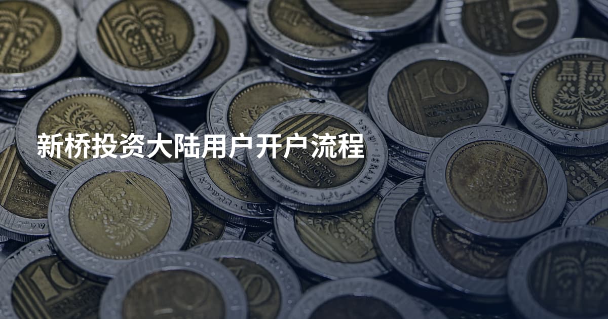 新桥投资大陆用户开户流程