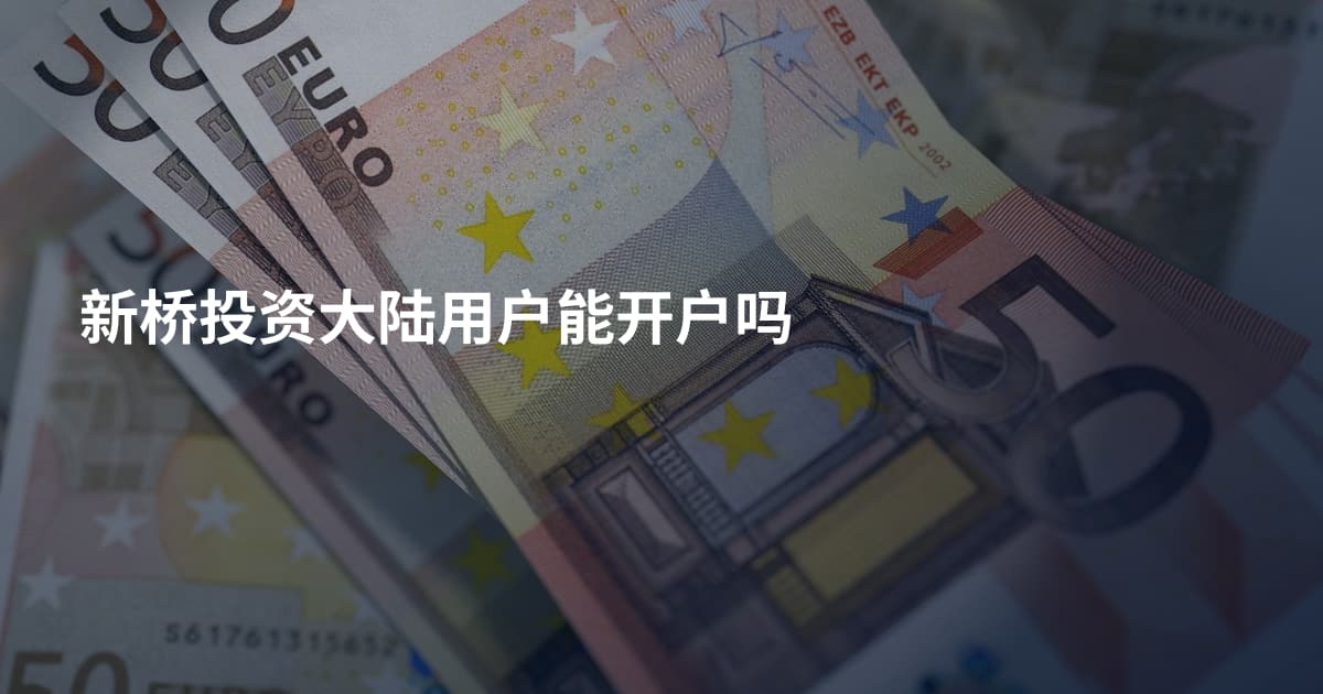 新桥投资大陆用户能开户吗