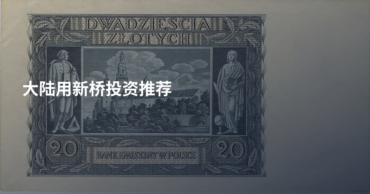 大陆用新桥投资推荐