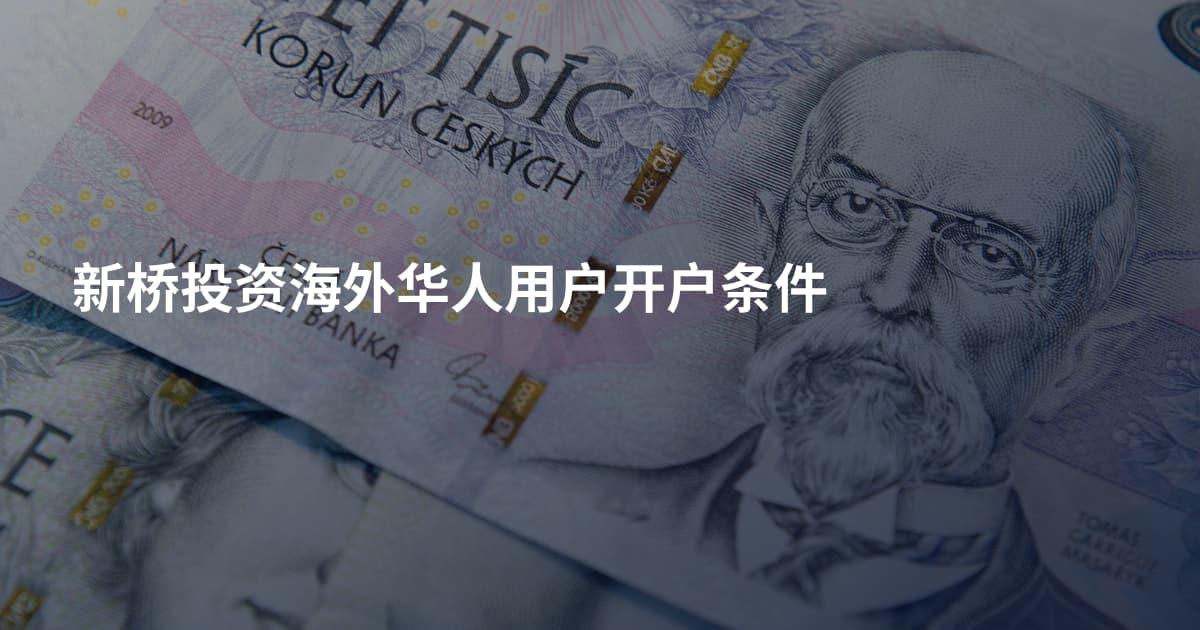新桥投资海外华人用户开户条件
