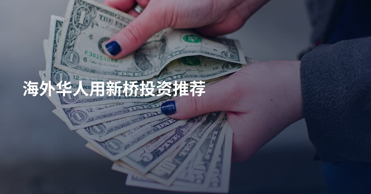 海外华人用新桥投资推荐