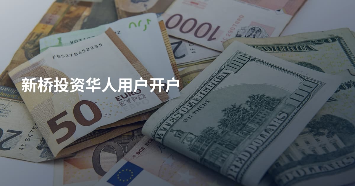 新桥投资华人用户开户