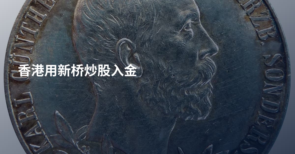 香港用新桥炒股入金
