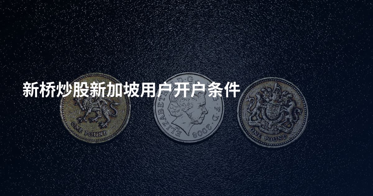 新桥炒股新加坡用户开户条件
