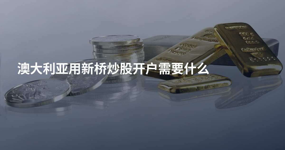 澳大利亚用新桥炒股开户需要什么