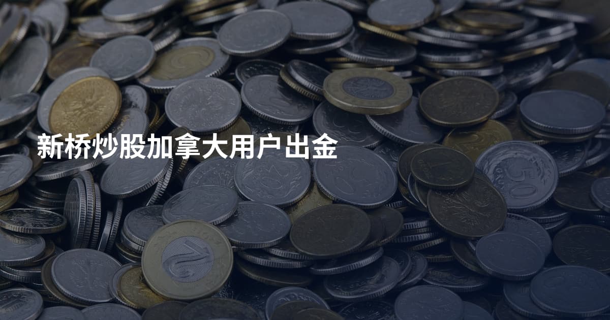 新桥炒股加拿大用户出金