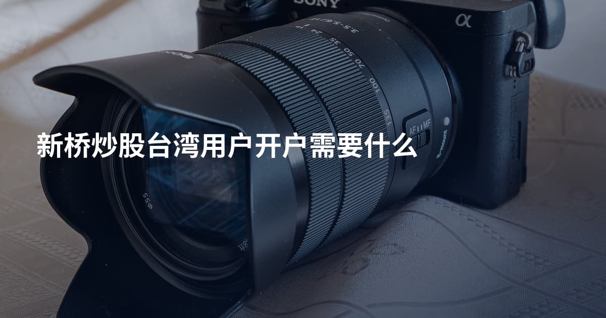 新桥炒股台湾用户开户需要什么