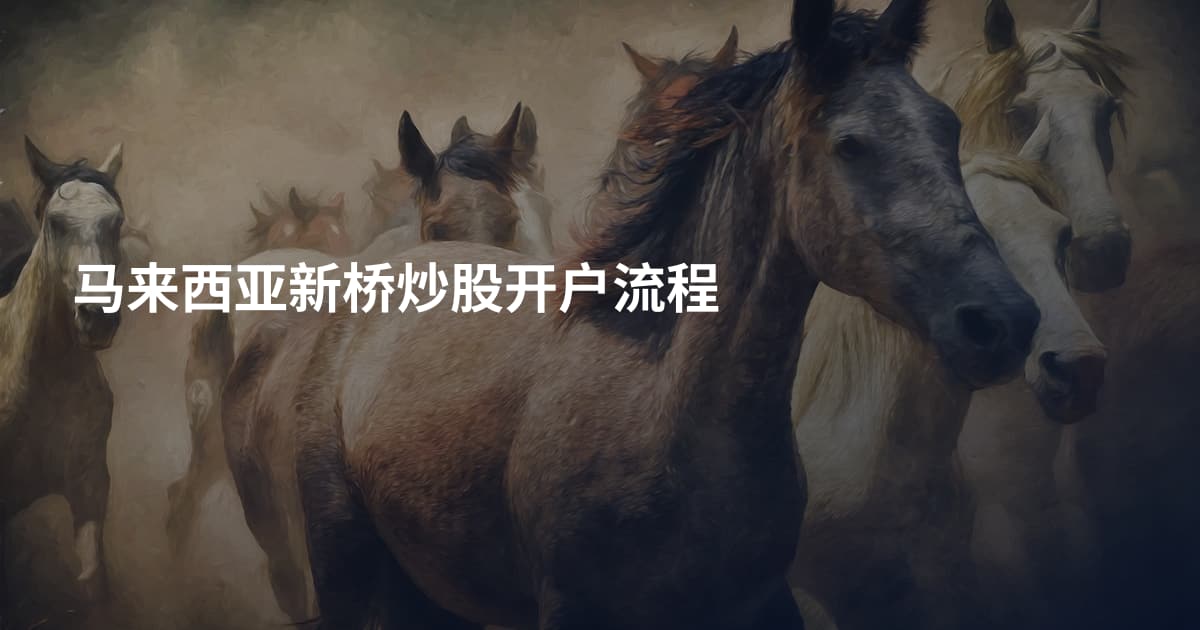 马来西亚新桥炒股开户流程