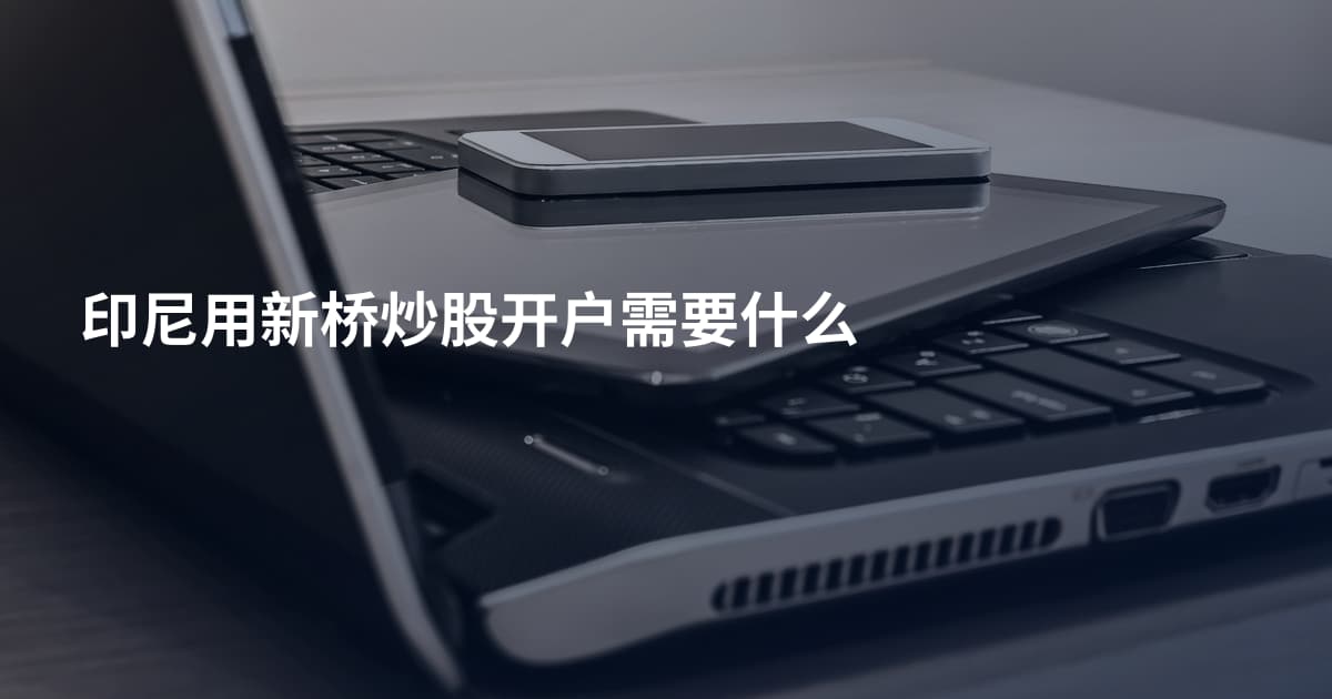 印尼用新桥炒股开户需要什么