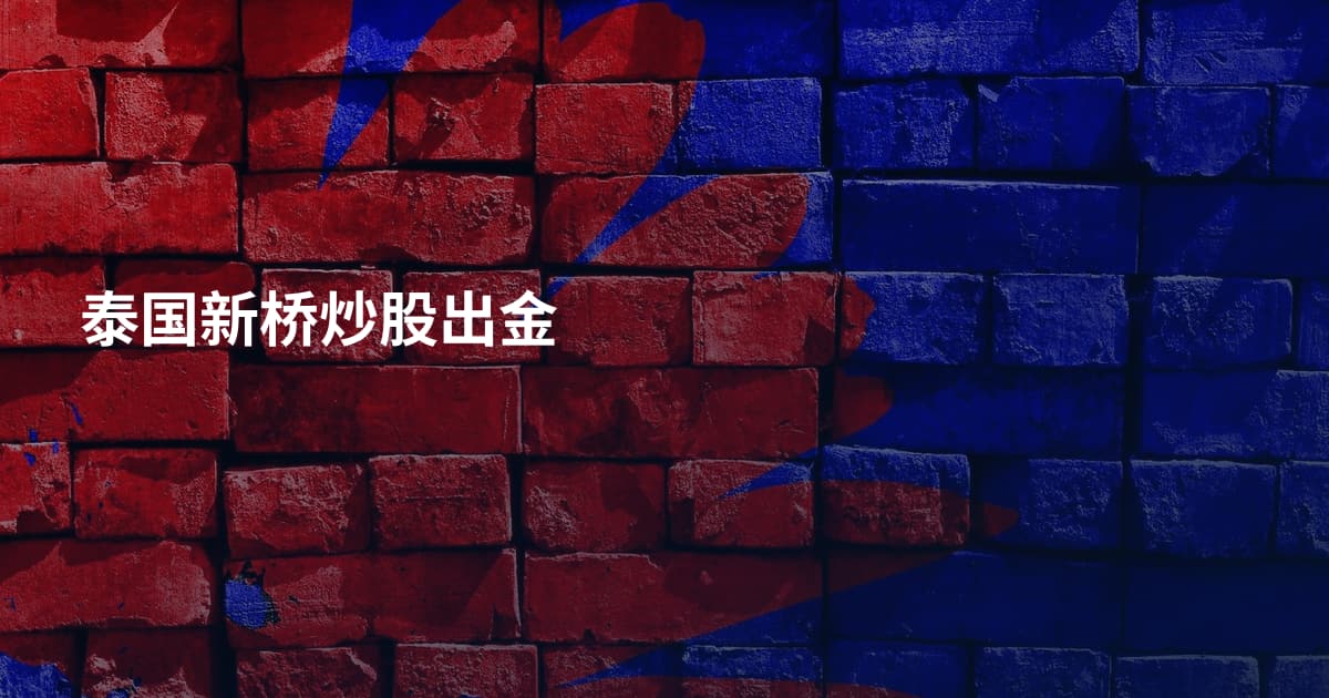 泰国新桥炒股出金