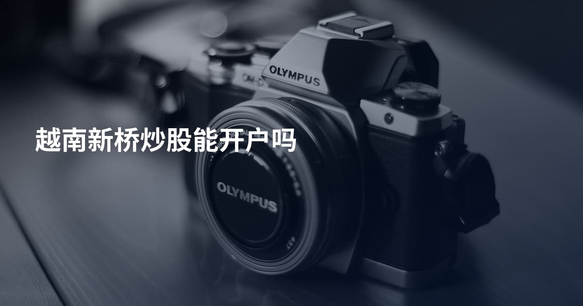 越南新桥炒股能开户吗