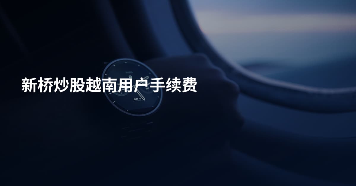 新桥炒股越南用户手续费