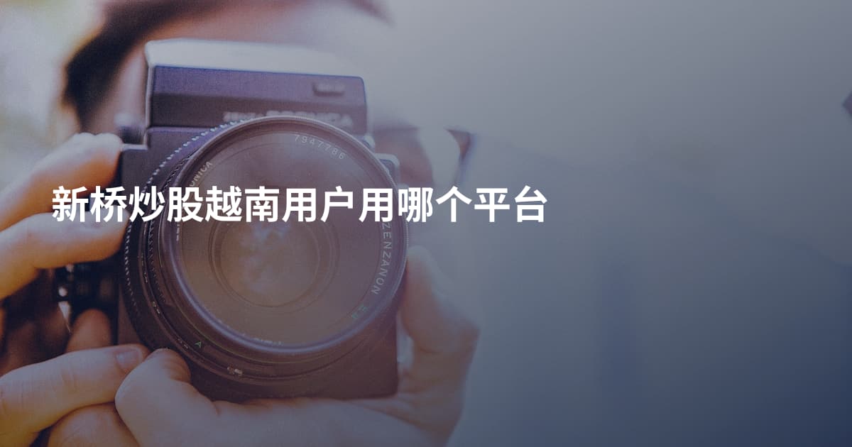 新桥炒股越南用户用哪个平台