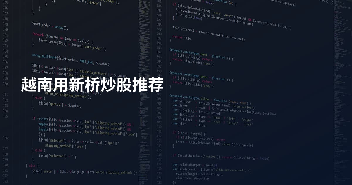 越南用新桥炒股推荐